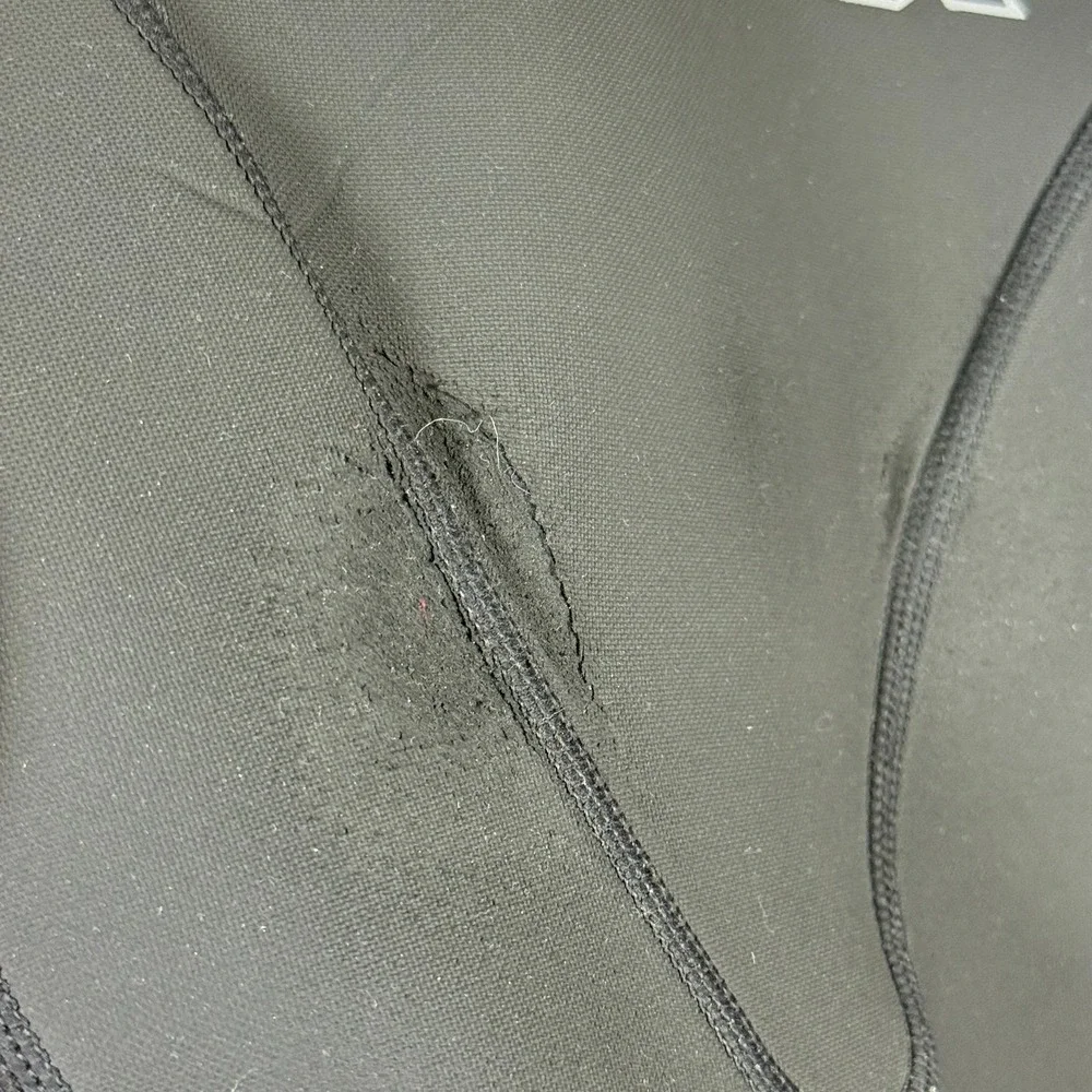 Hyperflex Access 3/2 mm Back Zip Full Wetsuit Black Gray Womens Size 4 #3592